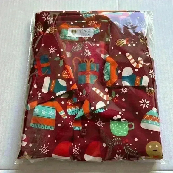 Unisex Half Sleeve Christmas Shirt Gingerbread Man, Candy  Cane, Whimsical Comfy - Picture 11 of 11